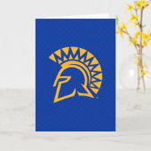 Het Patroon van de Stip van San Jose State Kaart (Gele Bloem)