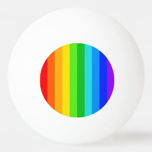 Het Patroon van de Streep van de regenboog #2 Pingpongbal