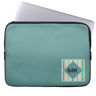 Het Patroon van de Strepen van de kust Laptop Sleeve
