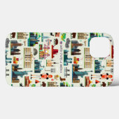 Het Patroon van de Symbolen van Verenigde Staten Case-Mate iPhone Case (Achterkant (horizontaal))