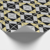 Het patroon van de Tegels van de Verouderde Cement Cadeaupapier (Hoek)