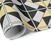 Het patroon van de Tegels van de Verouderde Cement Cadeaupapier (Rol Hoek)