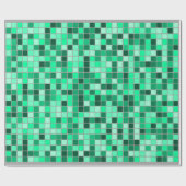 Het Patroon van de Tegels van Groenen/van Teals (G Cadeaupapier (Vlak)