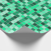 Het Patroon van de Tegels van Groenen/van Teals (G Cadeaupapier (Hoek)