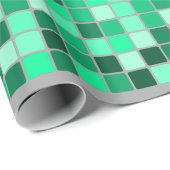 Het Patroon van de Tegels van Groenen/van Teals (G Cadeaupapier (Rol Hoek)