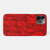 Het patroon van de textuur van het hart Case-Mate iPhone case (Achterkant (horizontaal))