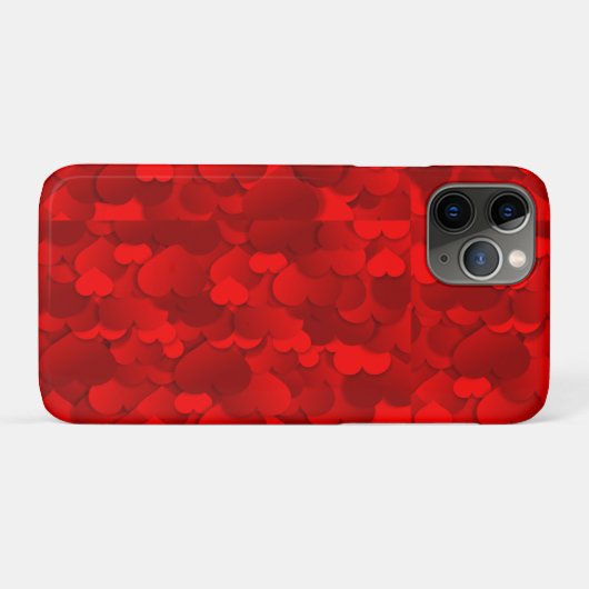 Het patroon van de textuur van het hart Case-Mate iPhone case (Achterkant (horizontaal))