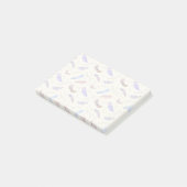 Het Patroon van de Veer van de waterverf Bladeren  Post-it® Notes (Schuin)