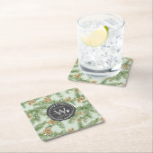 Het Patroon van de Waterverf van de Tak van de pin Kartonnen Onderzetters (Insitu)