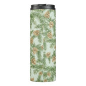 Het Patroon van de Waterverf van de Tak van de pin Thermosbeker (Achterkant)