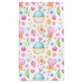 Het Patroon van de Waterverf van het hart en van C Klein Cadeauzakje (Achterkant)