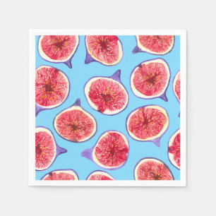 Het patroon van de waterverf van varkensplakken servet