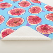 Het patroon van de waterverf van varkensplakken sherpa deken (3/4)