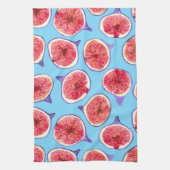 Het patroon van de waterverf van varkensplakken theedoek (Verticaal)