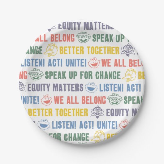 Het patroon van de Zaden van de inspiratie Papieren Bordje (Voorkant)