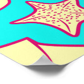 Het patroon van de zomer op de achtergrond van tur poster (Hoek)