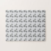 Het patroon van de zwevende hoofden van de buirrel legpuzzel (Horizontaal)