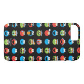 Het Patroon van Emoji van Sesamstraat Vrienden Case-Mate iPhone Case (Achterkant (Horizontaal))