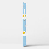 Het patroon van gekramde eieren. Naadloze ruggeng Case-Mate iPhone Case (Achterkant / Links)