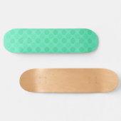 Het patroon van groene omcirkels herstellen persoonlijk skateboard (Horizontaal)