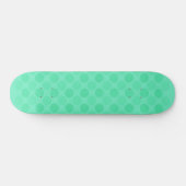 Het patroon van groene omcirkels herstellen persoonlijk skateboard (Horizontaal)