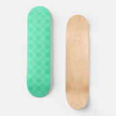 Het patroon van groene omcirkels herstellen persoonlijk skateboard (Voorkant)
