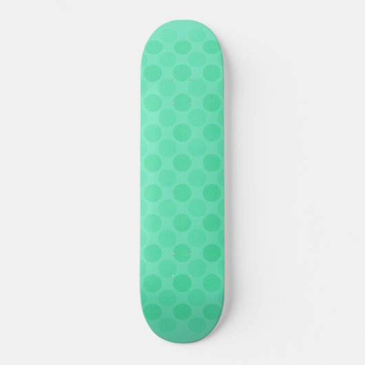 Het patroon van groene omcirkels herstellen persoonlijk skateboard (Voorkant)