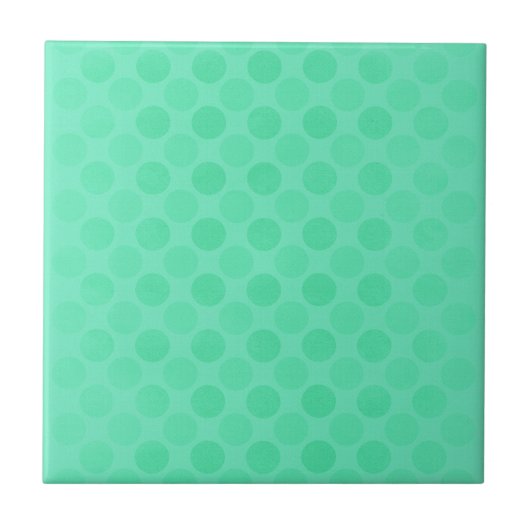 Het patroon van groene omcirkels herstellen tegeltje (Voorkant)