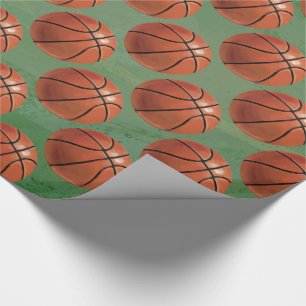 Het Patroon van het basketbal Cadeaupapier