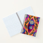 Het Patroon van het Bloem van de Bloem van de Kuns Notitieboek (Binnen)