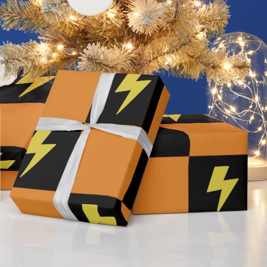 Het patroon van het de flits van het klembord, Y2K Cadeaupapier (Feestdagen)