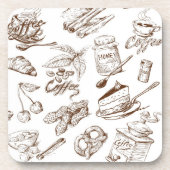 Het patroon van het document onderzetter (Voorkant)