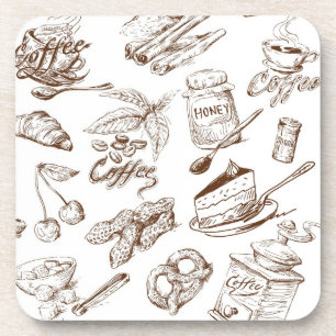 Het patroon van het document onderzetter