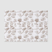 Het patroon van het document tissuepapier (Voorkant)