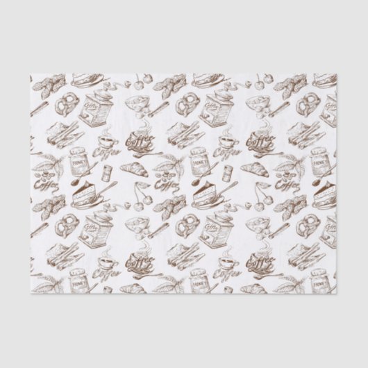 Het patroon van het document tissuepapier (Voorkant)