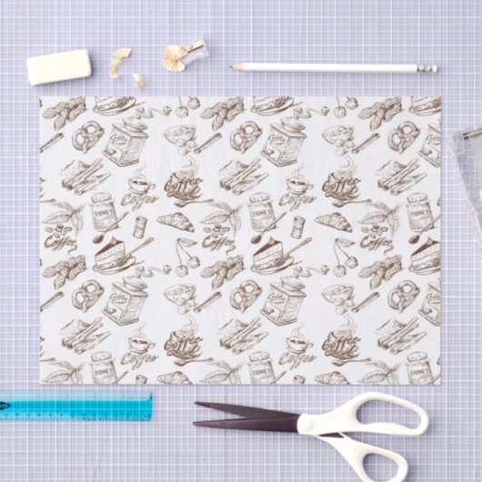 Het patroon van het document tissuepapier (Craft)