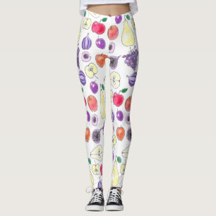 Het patroon van het fruit leggings