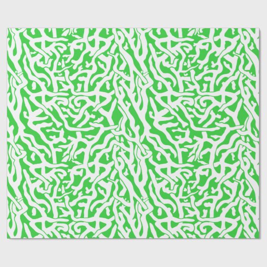 Het Patroon van het Koraalrif van het strand in Li Cadeaupapier (Vlak)