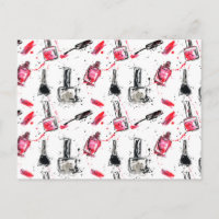 Het Patroon van het Nagellak van de waterverf