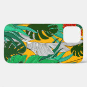 Het patroon van het oerwoud van de zomer met helde Case-Mate iPhone case (Achterkant (horizontaal))