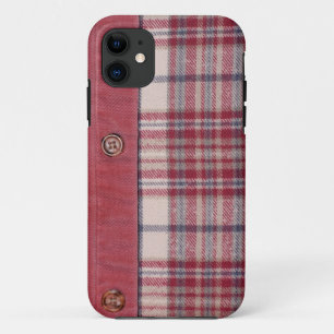 Het patroon van het Overhemd van de plaid/van het Case-Mate iPhone Case