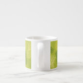 Het Patroon van het Overzicht van ananas op Groen Espresso Kop (Achterkant)