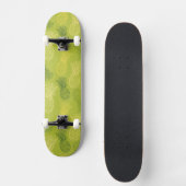 Het Patroon van het Overzicht van ananas op Groen Skateboard (Voorkant)