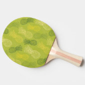 Het Patroon van het Overzicht van ananas op Groen Tafeltennisbatje (Zijkant)