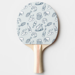 Het Patroon van het voedsel Tafeltennisbatje