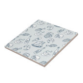 Het Patroon van het voedsel Tegeltje (Zijkant)