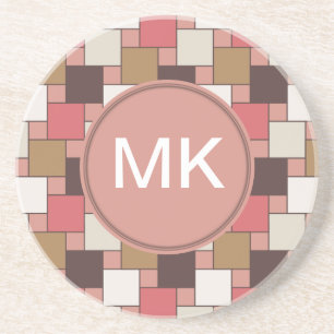 Het Patroon van het Weefsel van het Kruid van de p Zandsteen Onderzetter