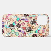 Het patroon van naadloze doedelcake. Handtekening Case-Mate iPhone Case (Achterkant (horizontaal))