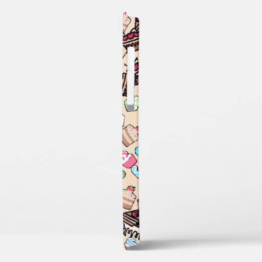 Het patroon van naadloze doedelcake. Handtekening  Case-Mate iPhone Case (Achterkant / Links)