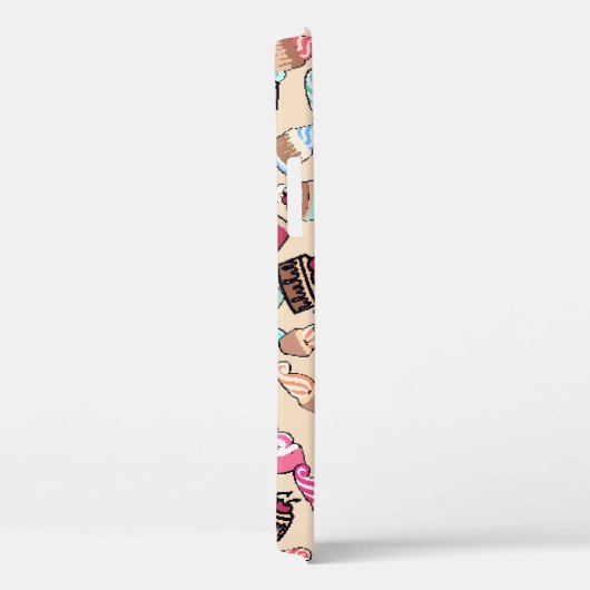 Het patroon van naadloze doedelcake. Handtekening Case-Mate iPhone Case (Achterkant / Rechts)